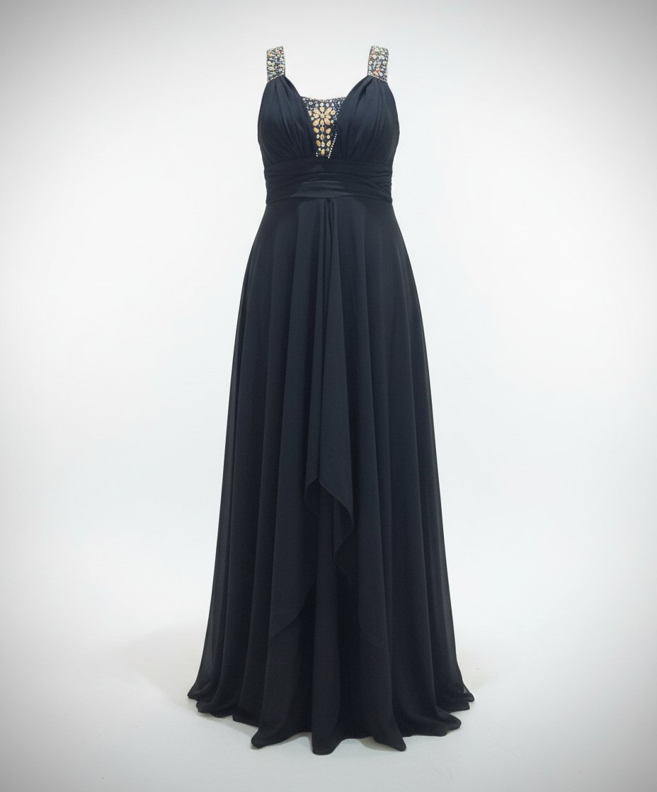 Robe soiree noir de taille M/L
