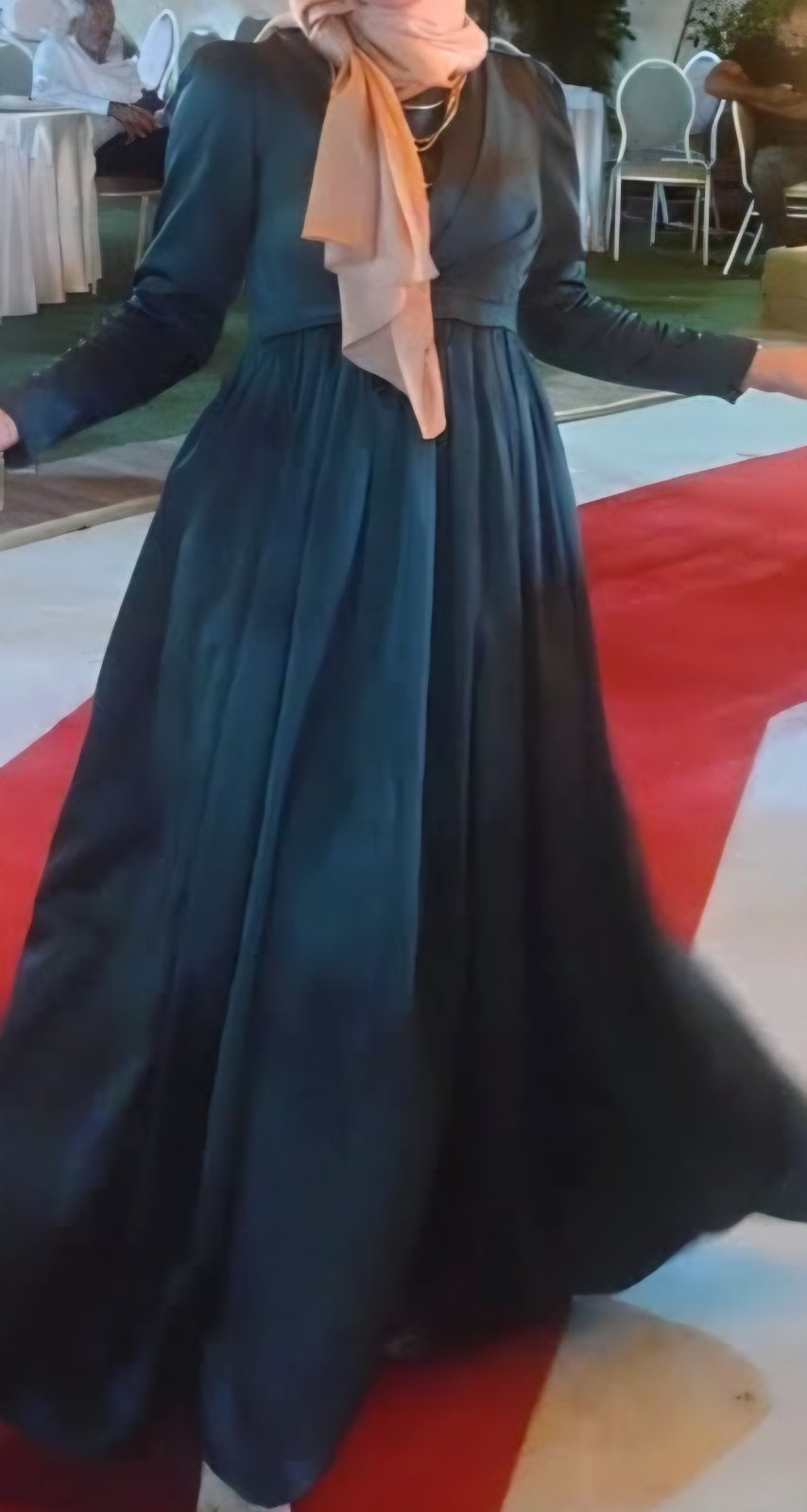 Robe soirèe vert
