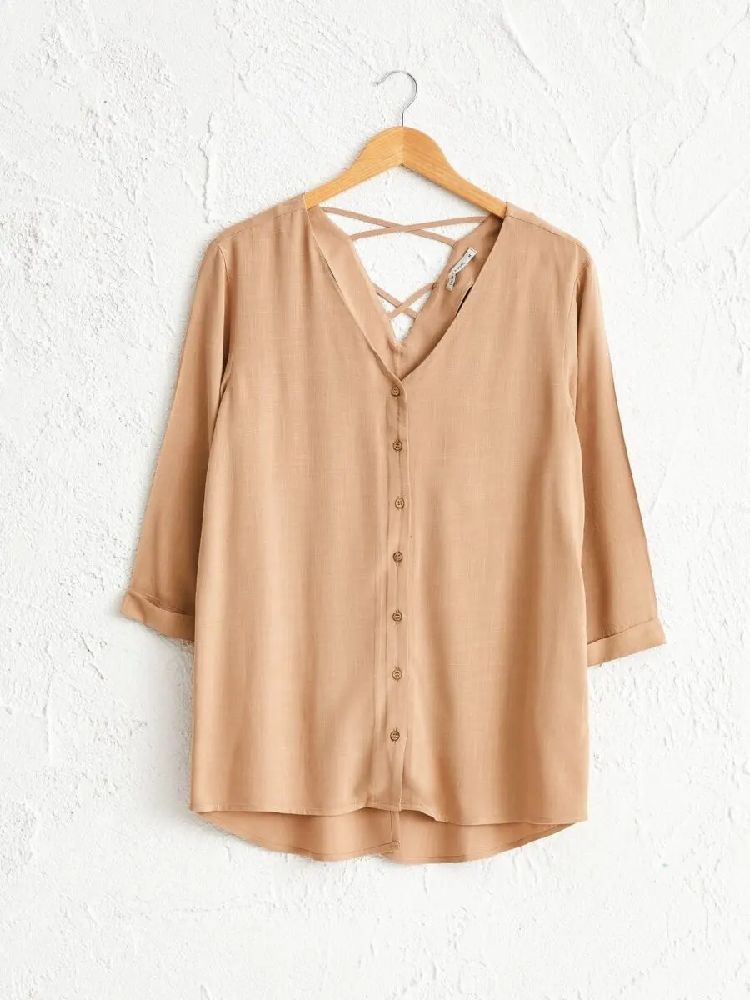 Chemise beige 