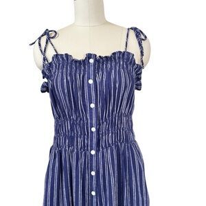 Robe rayée avec boutons universel threads 
