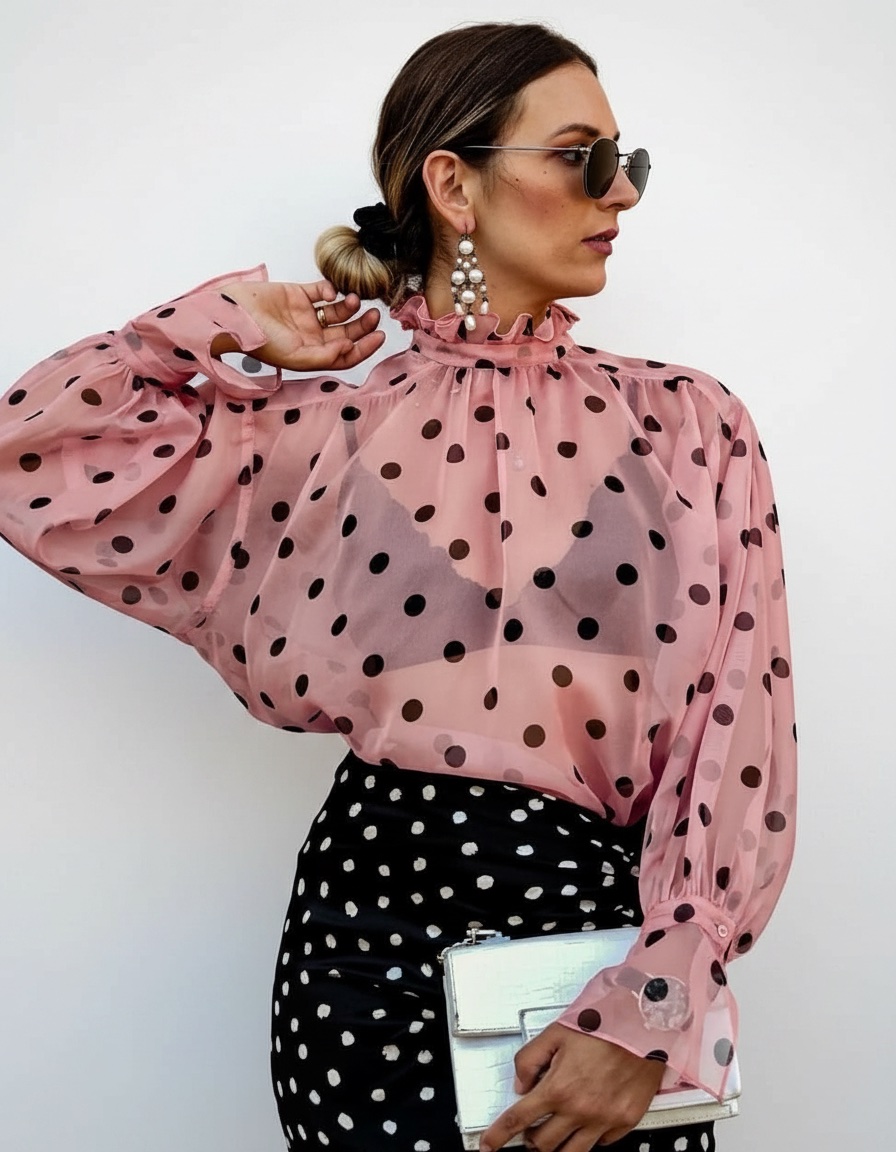 Chemise Zara polka Dot