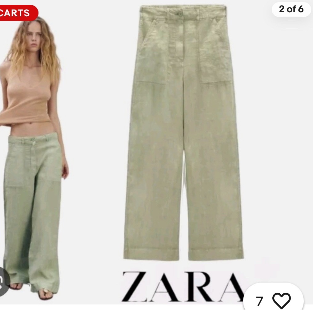 Pantalon 100% Lin Zara