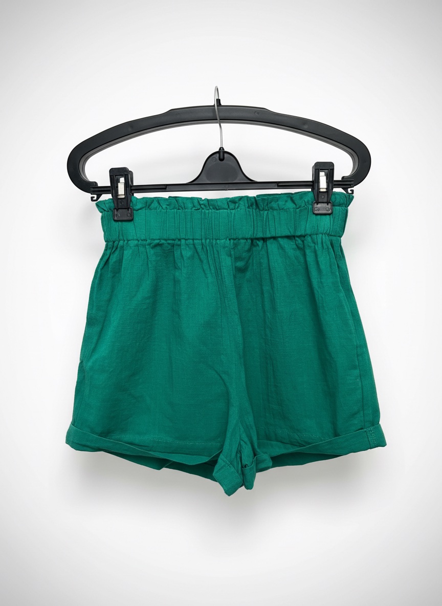Short en lin taille s