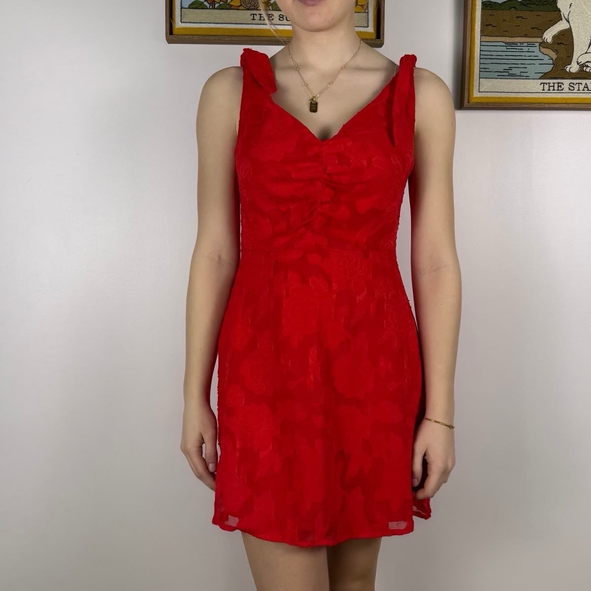 Robe rouge neuve la taille m