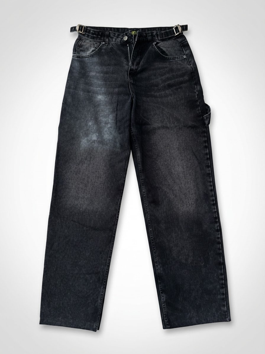 Jean baggy noir/gris foncé 