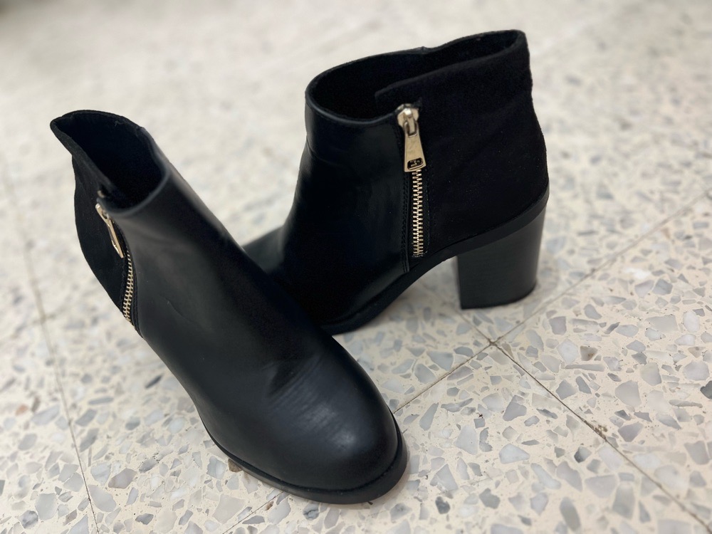 Bottines en noir