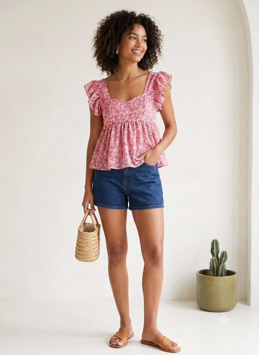 Chemise coquette