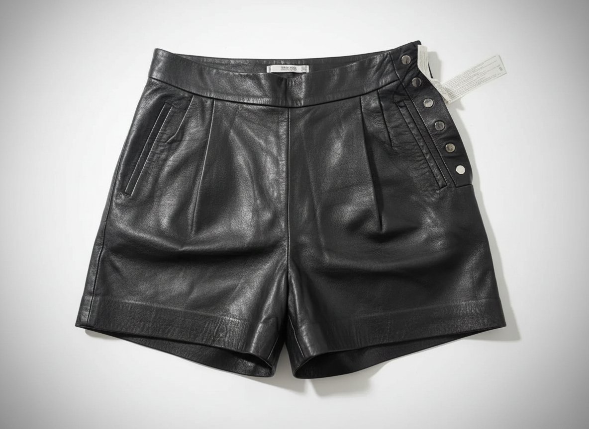 SHORT EN CUIR DE Marque MANGO