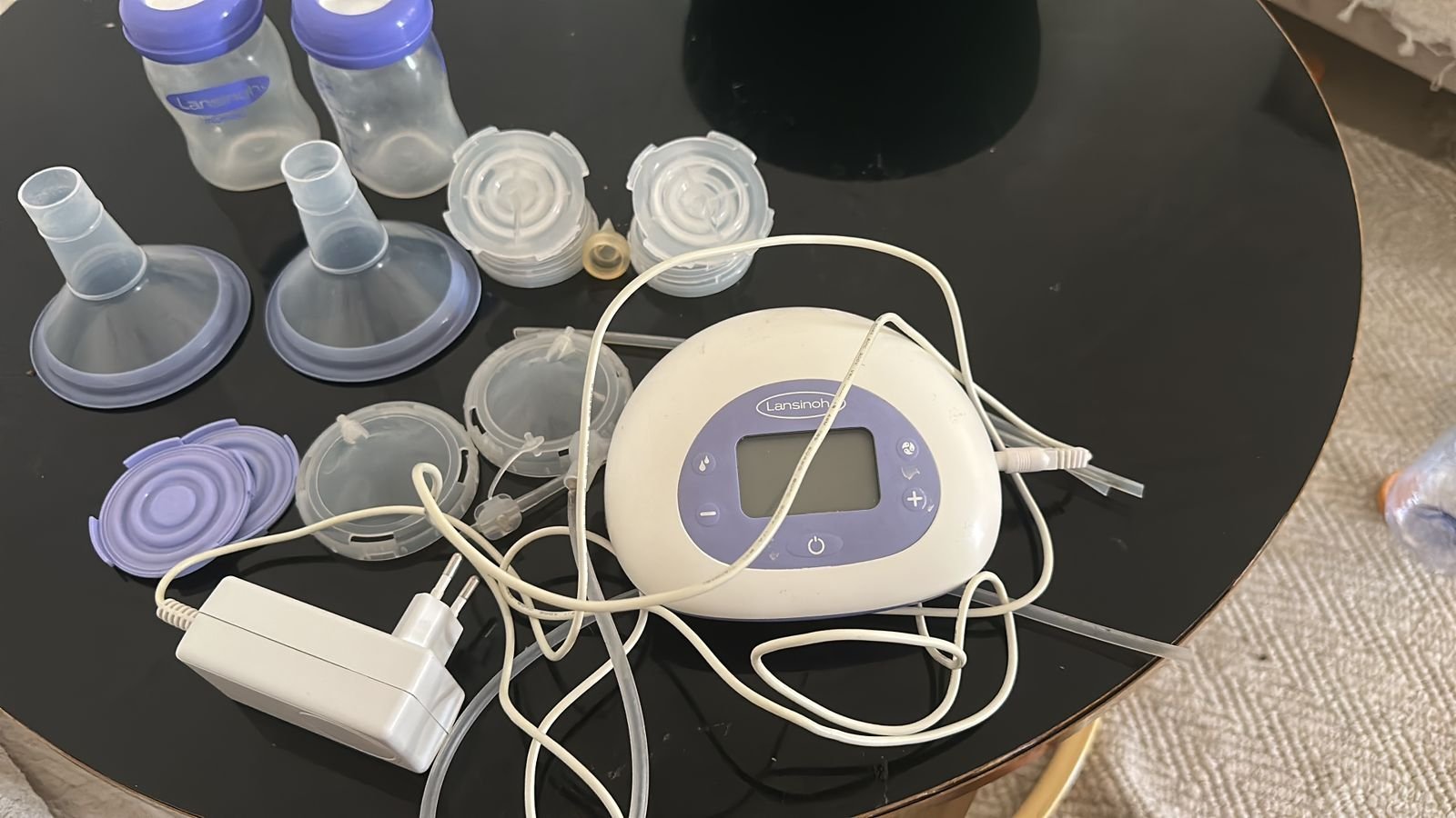 Tire-lait électrique Lansinoh – Complet avec accessoires 