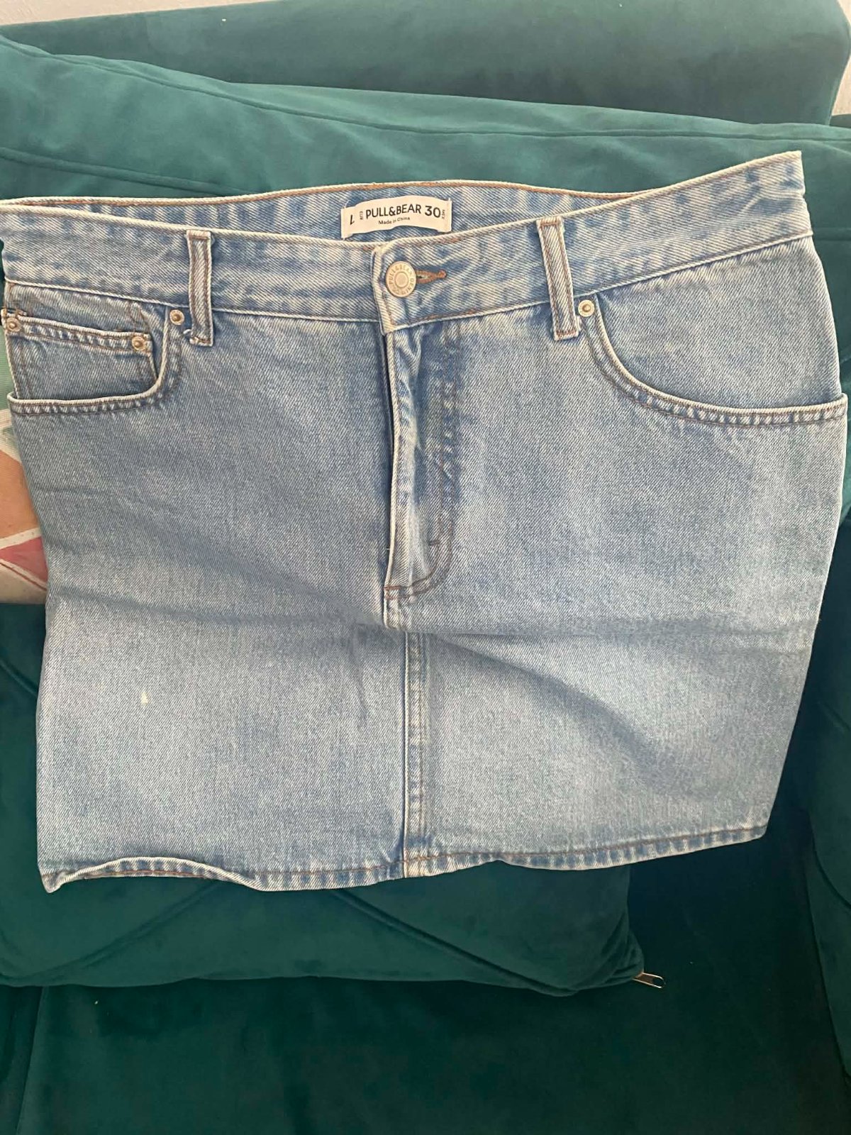 Jupe en jean PULL&BEAR – Taille L