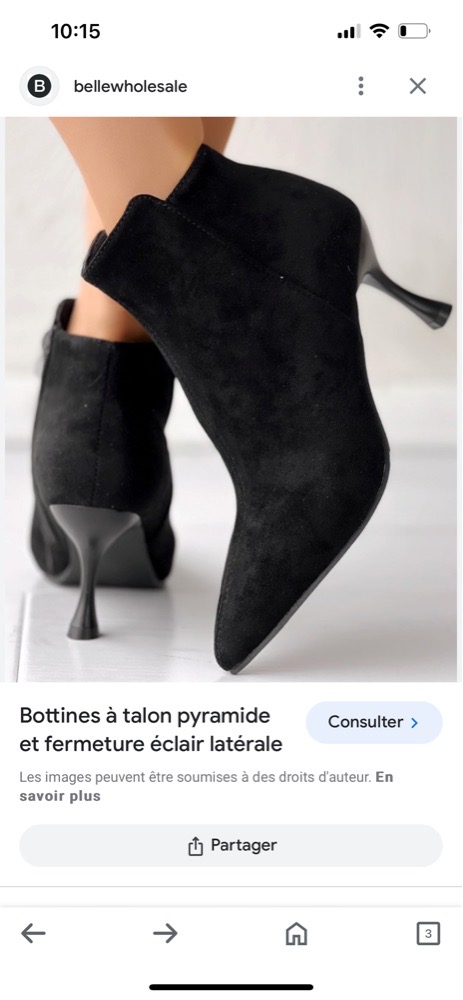 bottines noir 