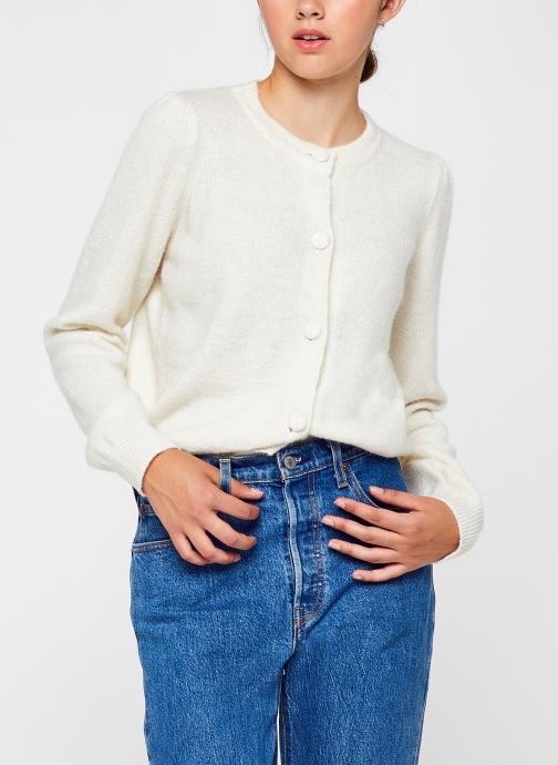 cardigan beige très doux sans ticket de taille qui convient à la taille 38