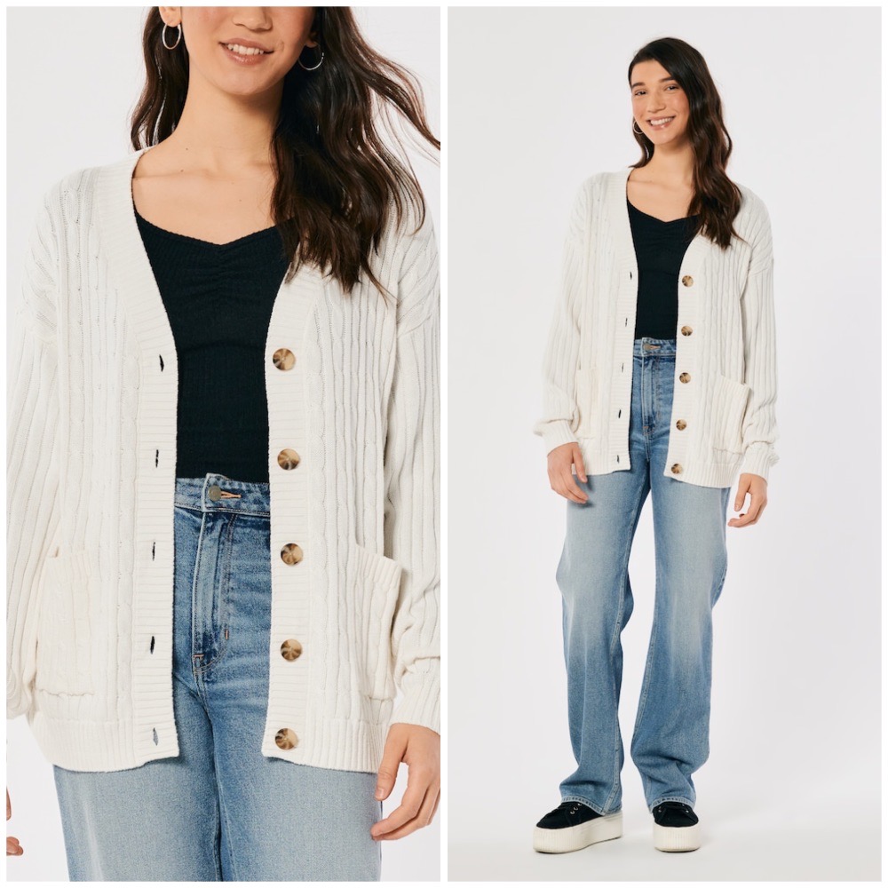 LONG CARDIGAN TORSADÉ OVERSIZE