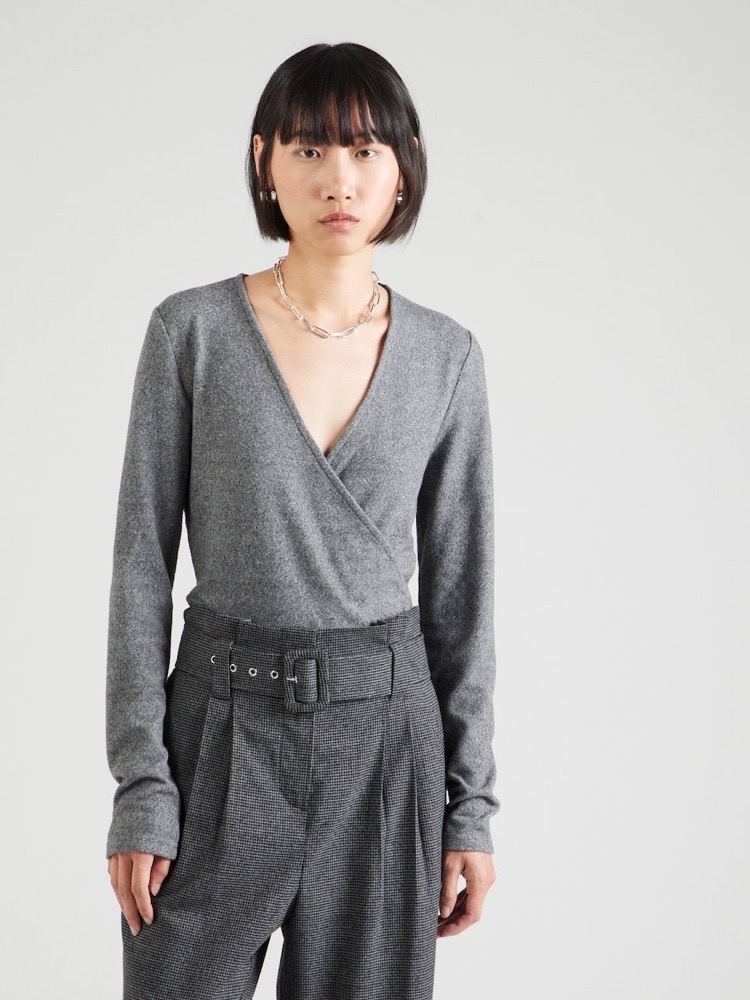 pull cardigan croisés gris taille s Lycra convient aussi a la taille M 