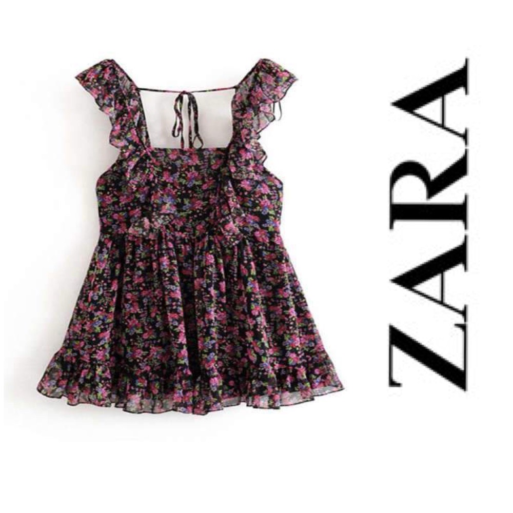 robe fleurie Zara  