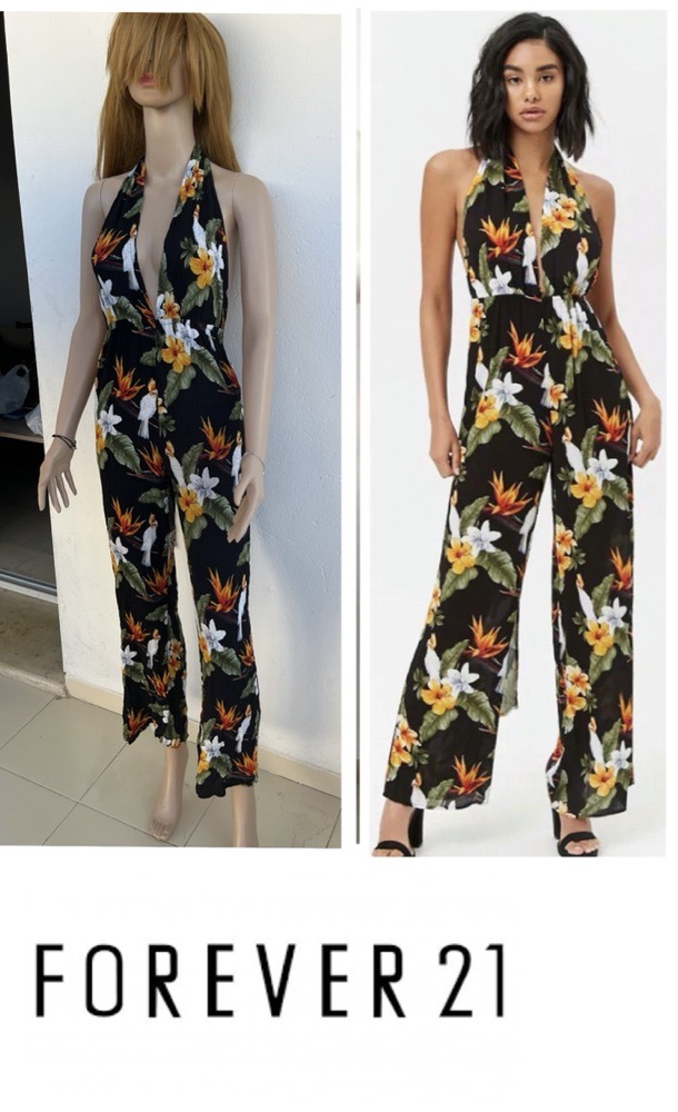 combinaison tropicale forever 21 