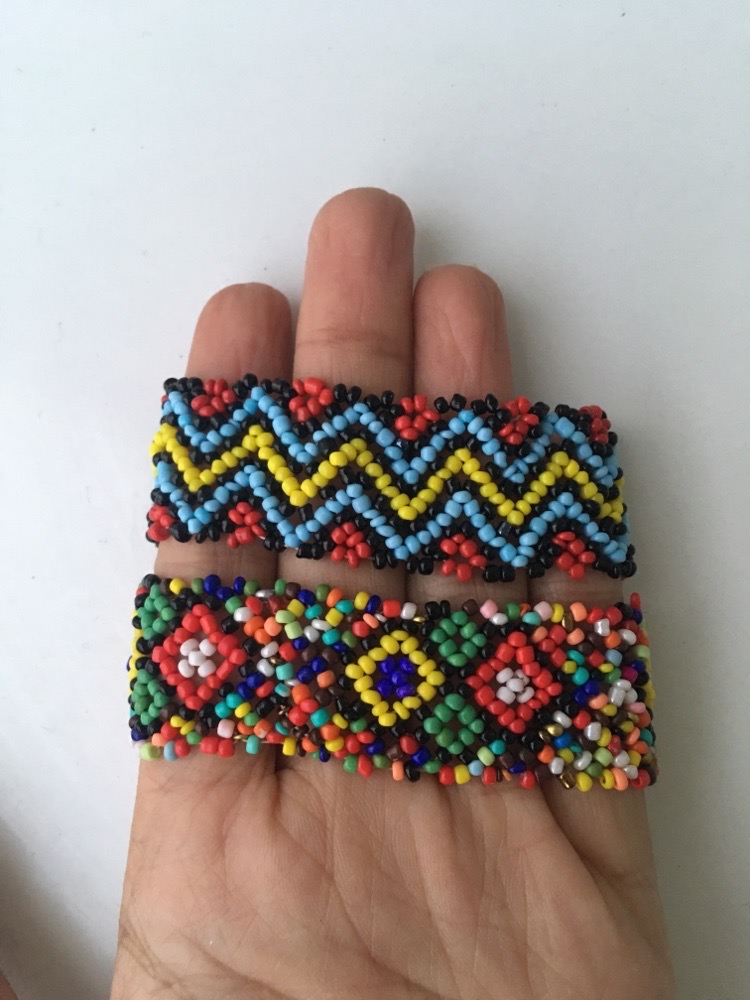 lot de deux bracelets brésilien multicolore 