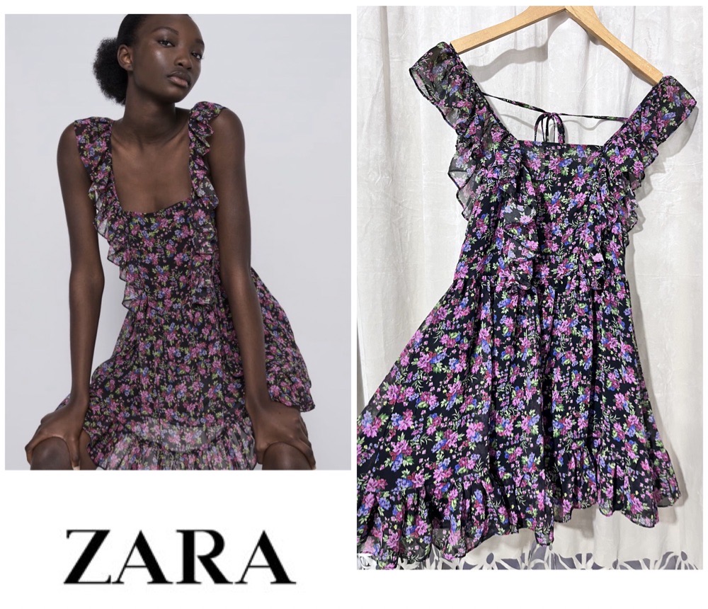 robe Zara fleuri tt neuf 