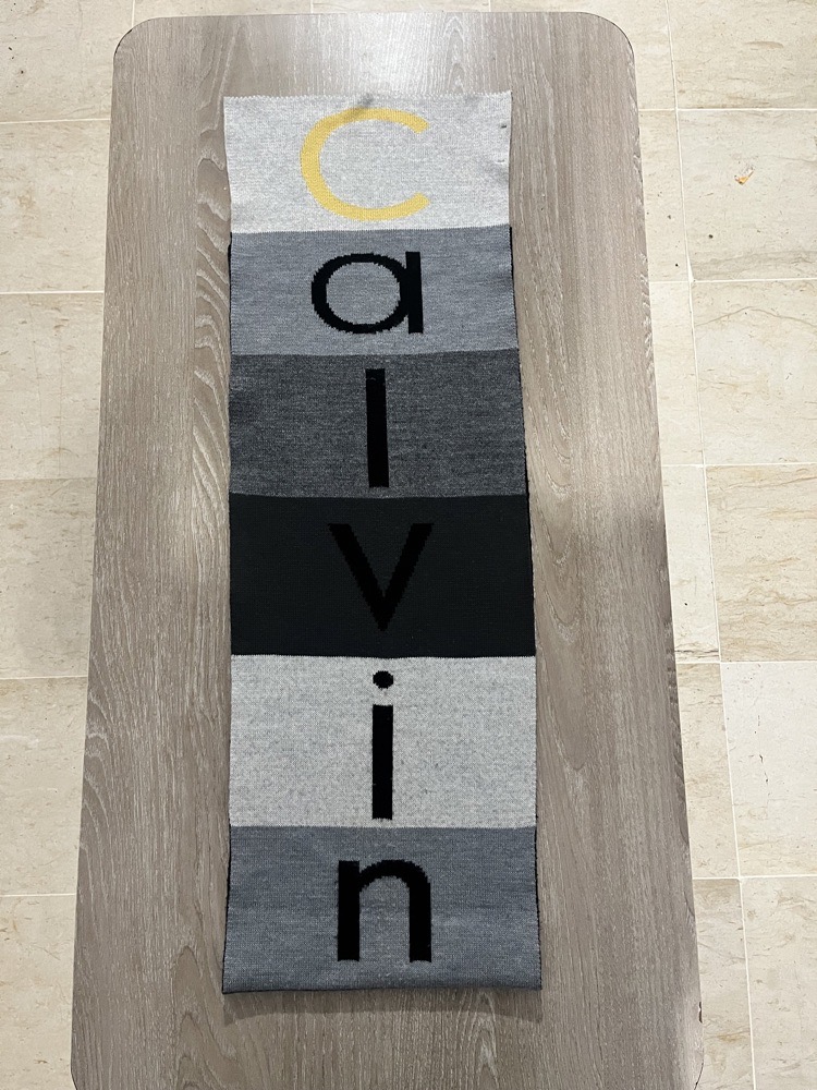 écharpe CALVIN KLIEN authentique double face 