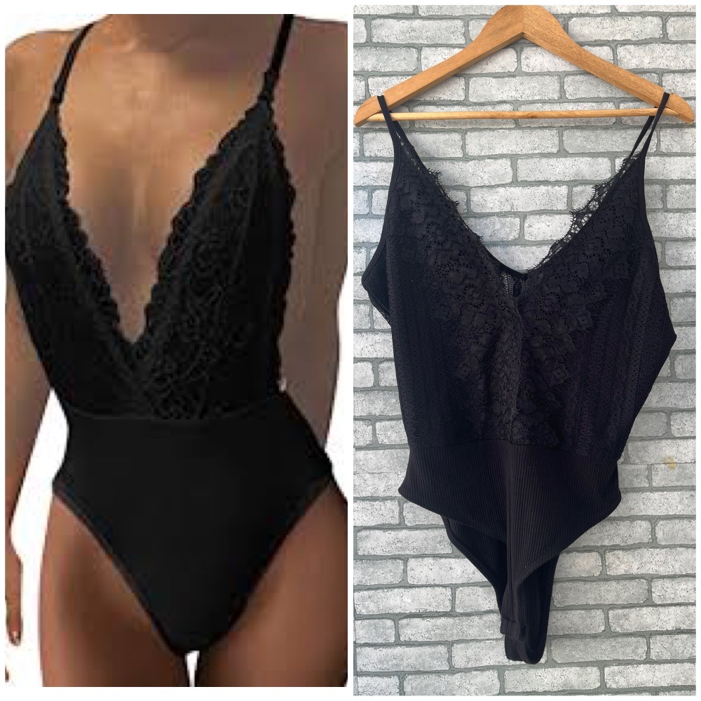 body noir sans ticket de taille qui convient à la taille 40 