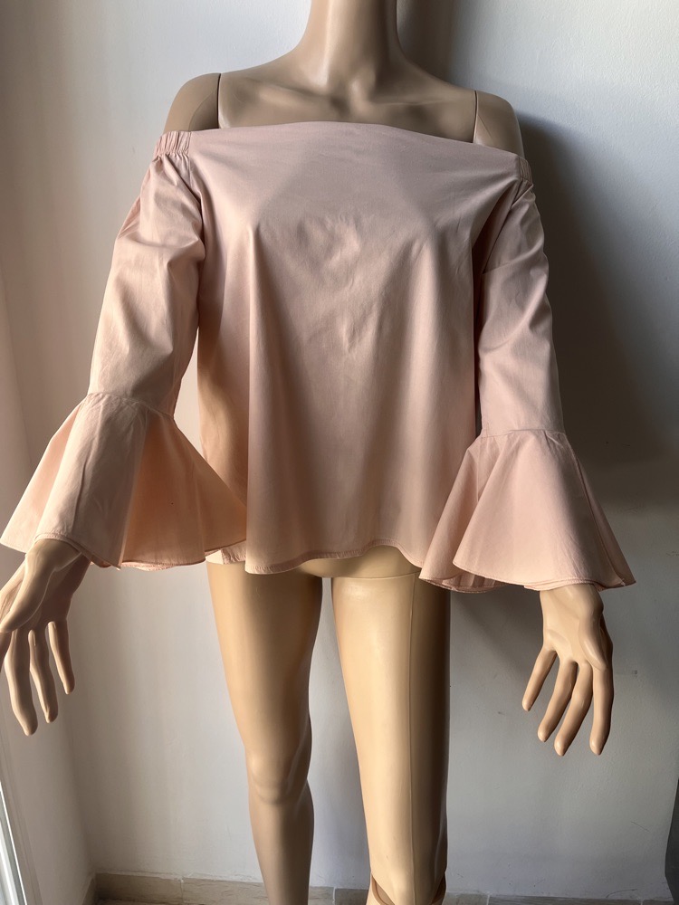 chemisier rose poudre 