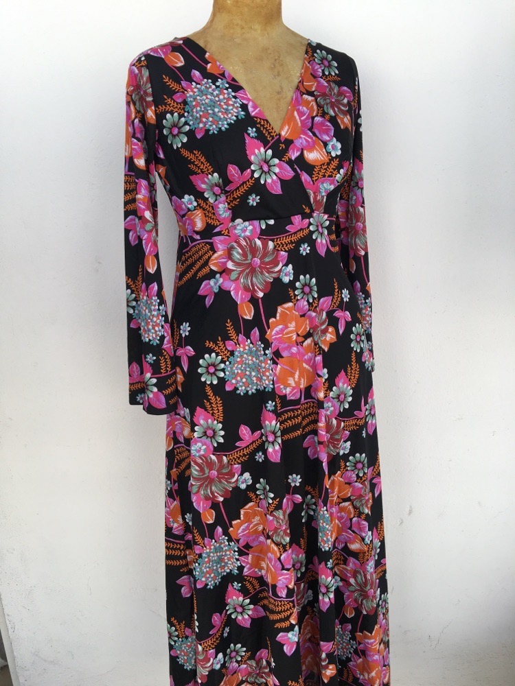 robe longue florale porte deux fois 