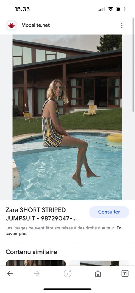 combishort ZARA tt neuf 