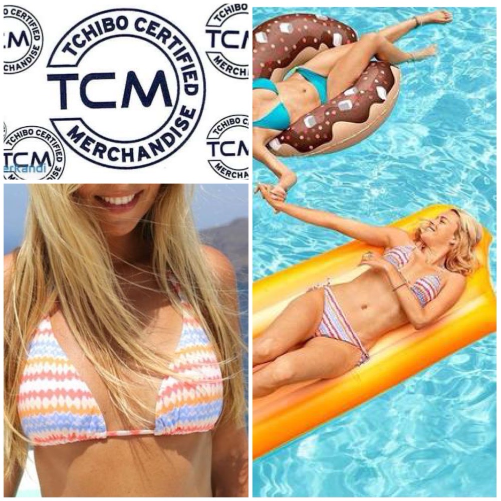 maillot de bain 👙 deux pièces dégradés de la marque TCM TCHIBO tt neuf toutes les fermetures réglables 