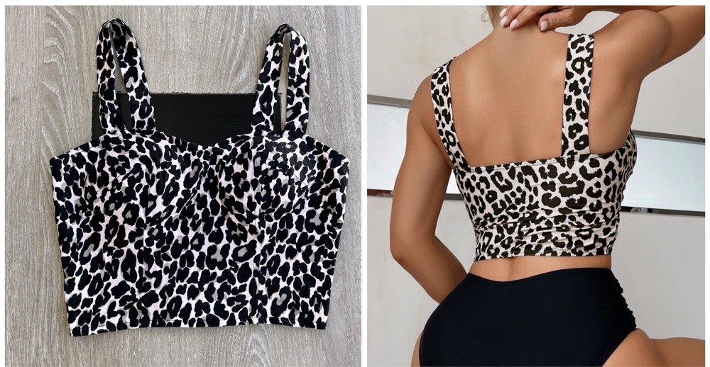 très jolie haut rembourrés de la marque charlotte russe 