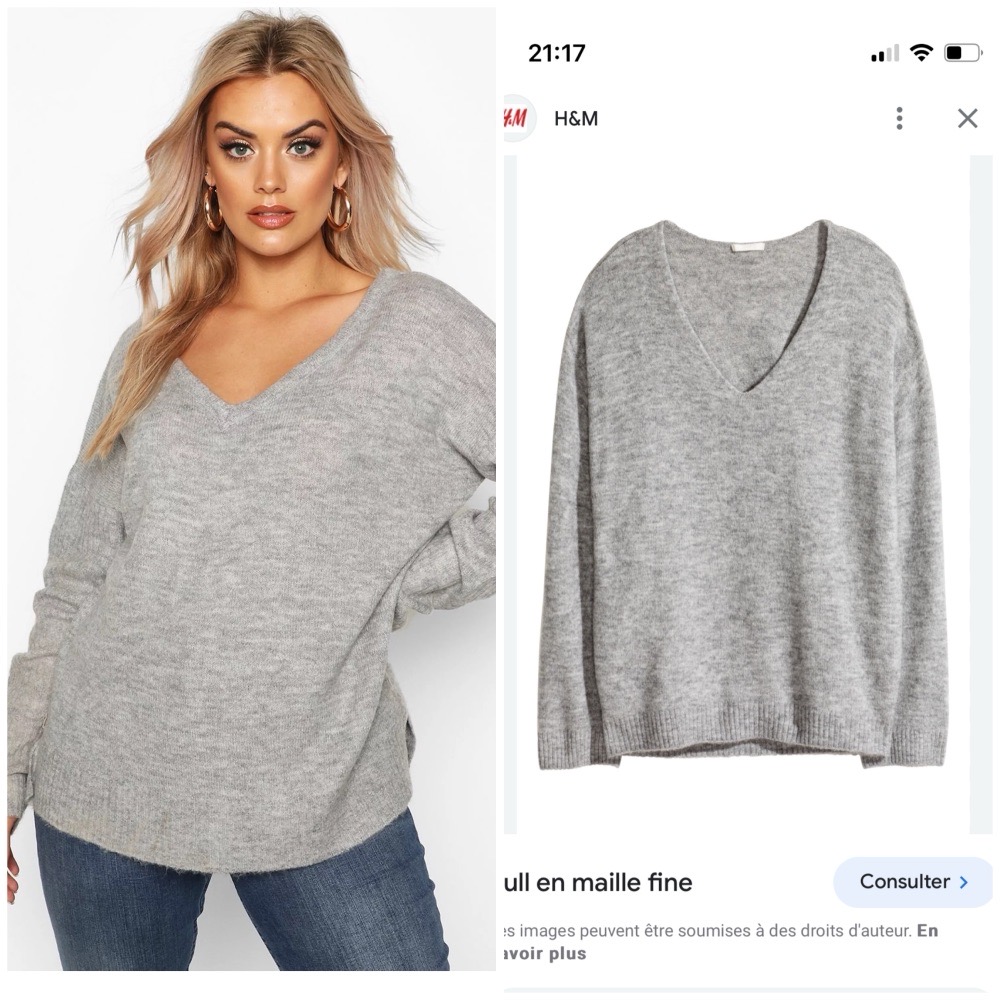 over size H&M