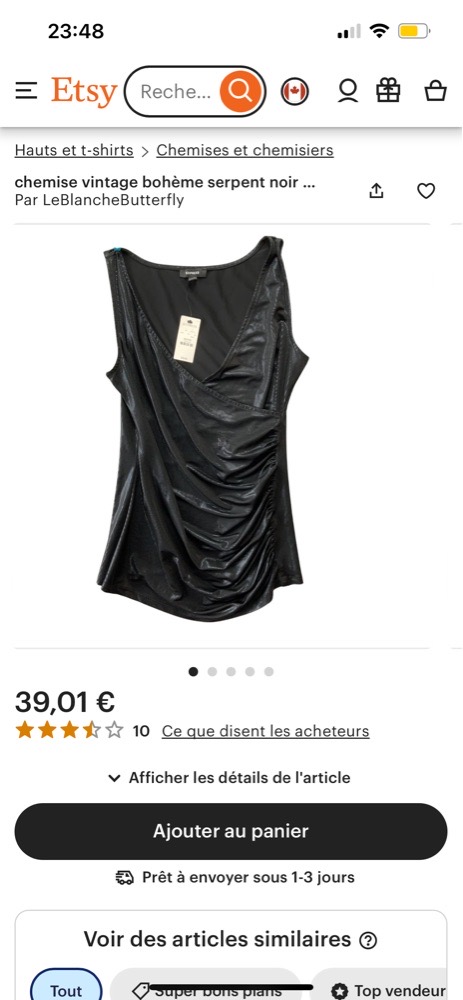 t-shirt soirée de la marque express taille M