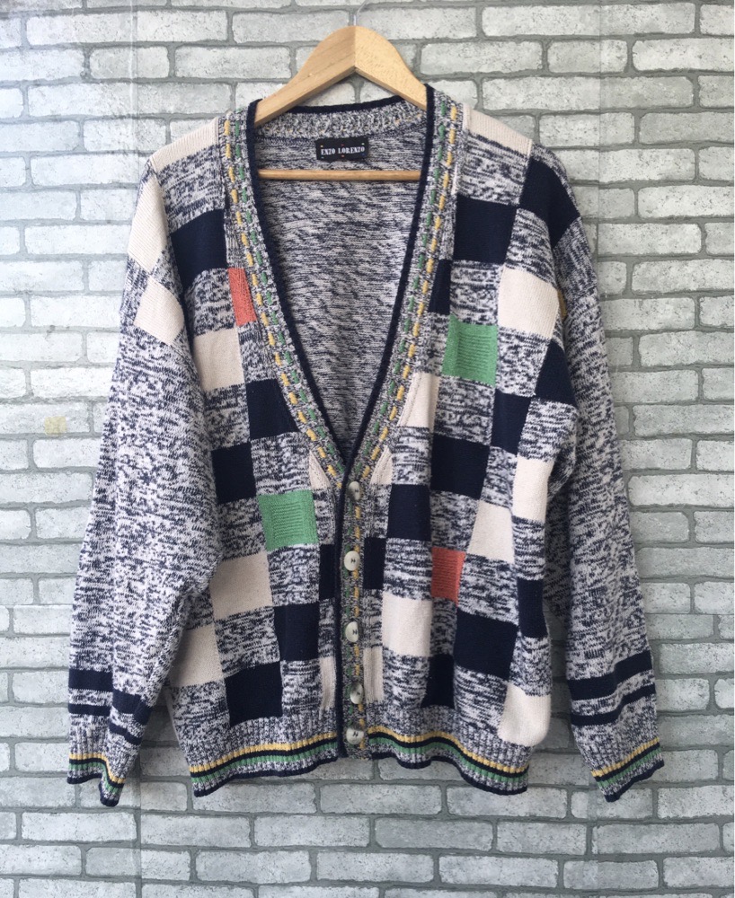 cardigan enzo lorenzo over size