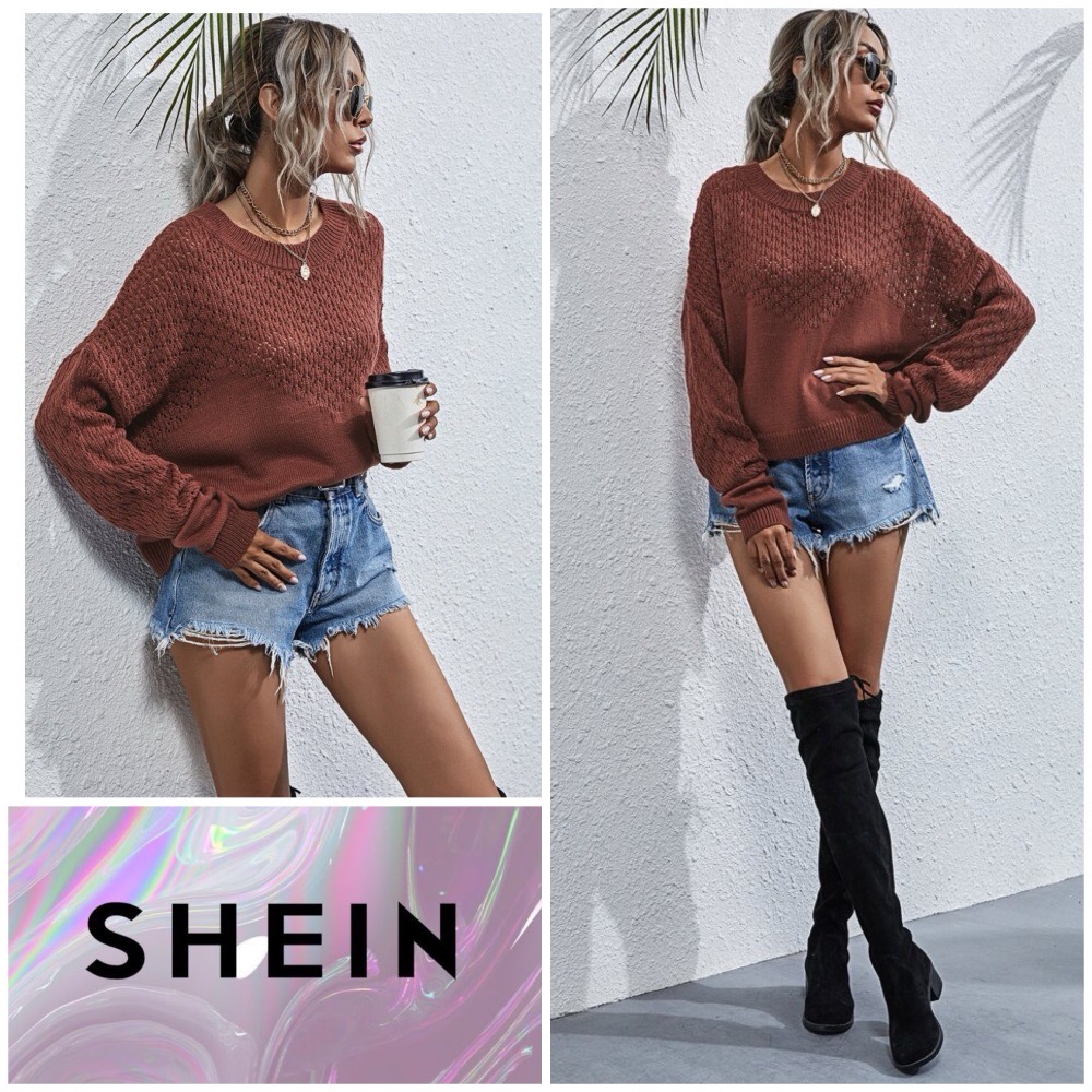 burgandy shein 