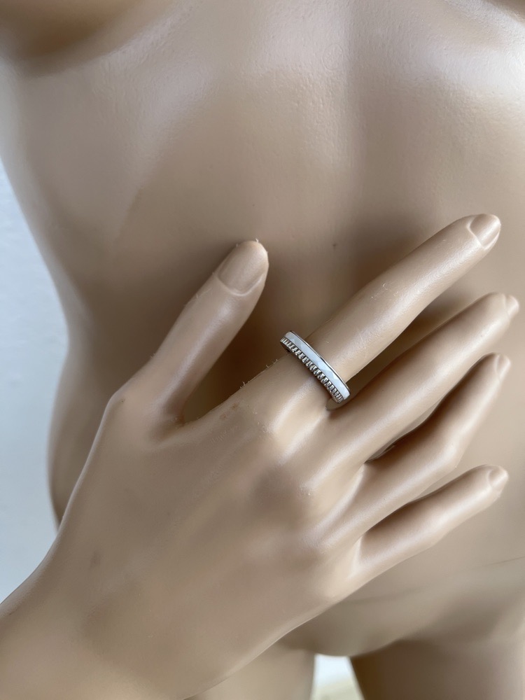 bague en argent platine tamponner 9/2/5 فضة مطبوعة 
