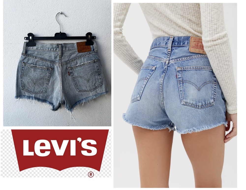 short jean levis 501 authentique 