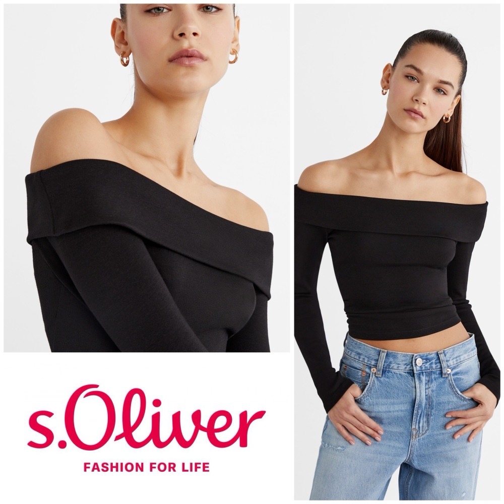 off shoulder black 
