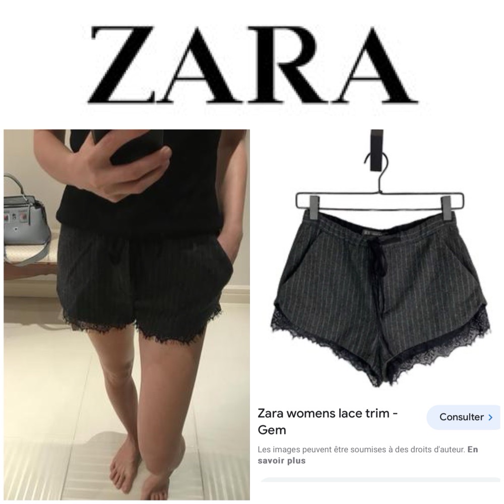 short d'hiver ZARA 