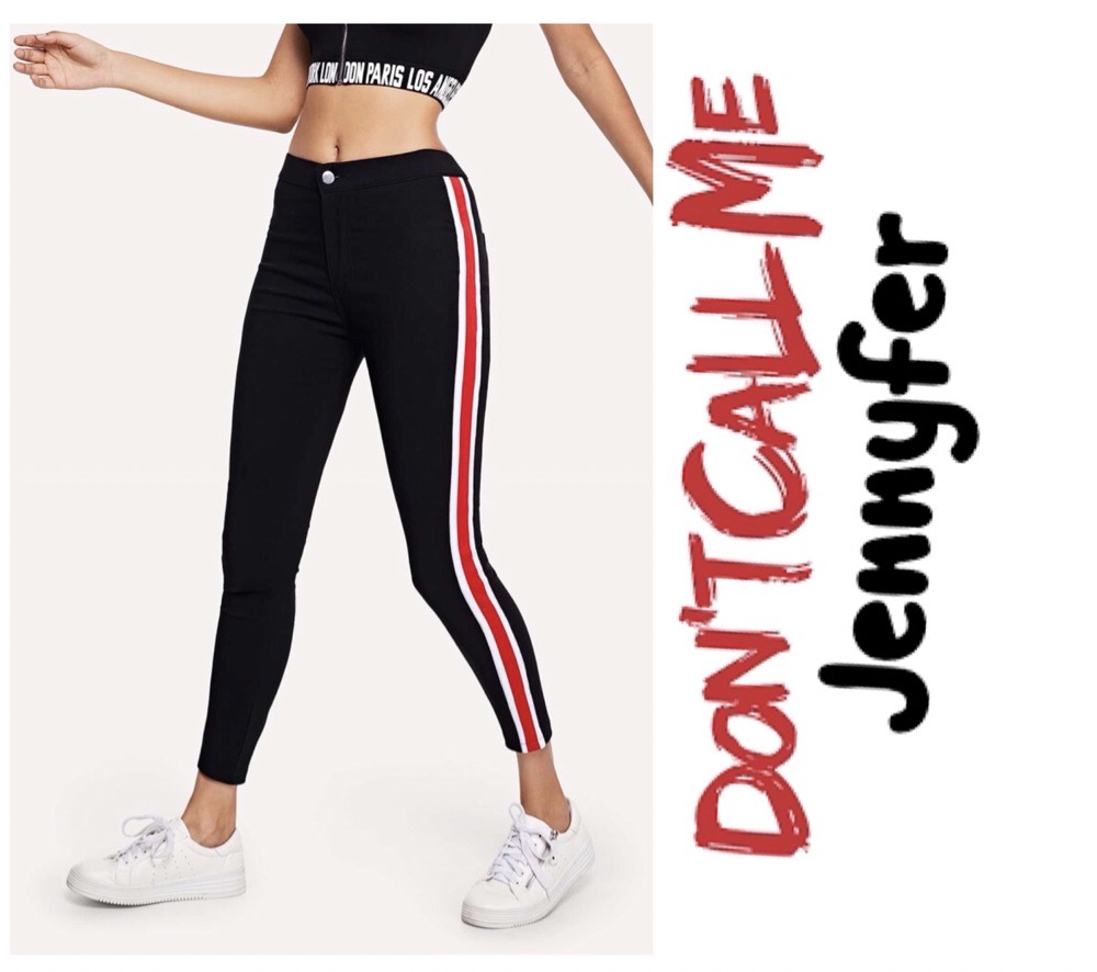 pantalon taille haute jennyfer tissu élastique 