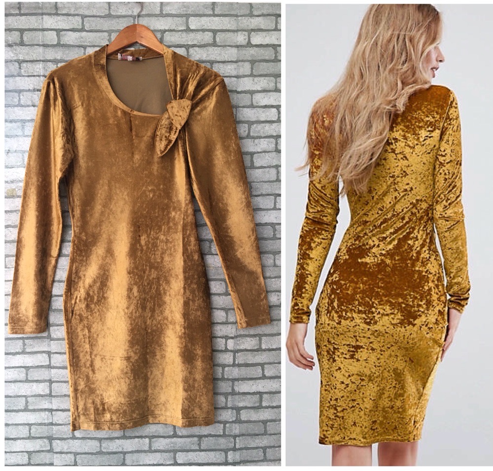robe en velours