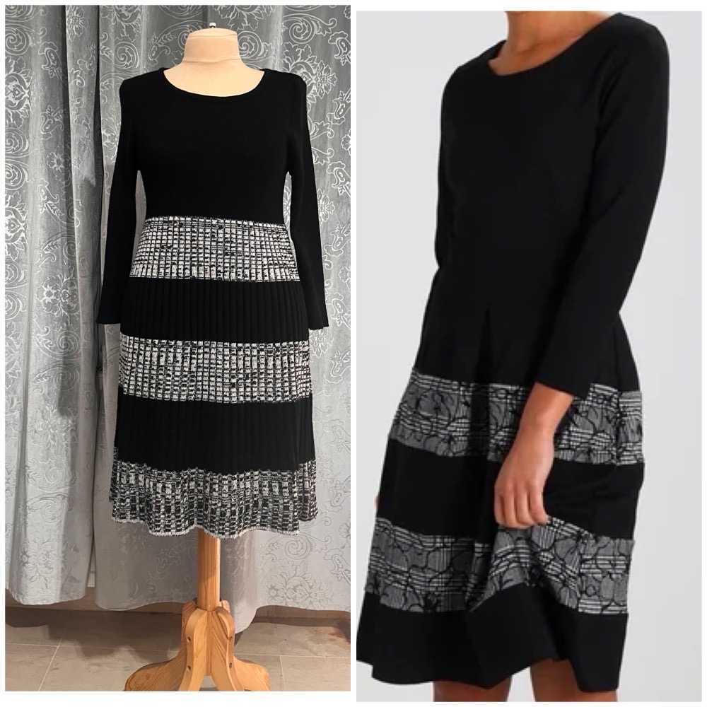 robe en laine de la marque nina Léonard tt neuf 