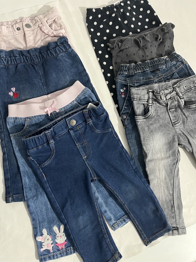 lot 8 pantalons ylabso 12. mois 