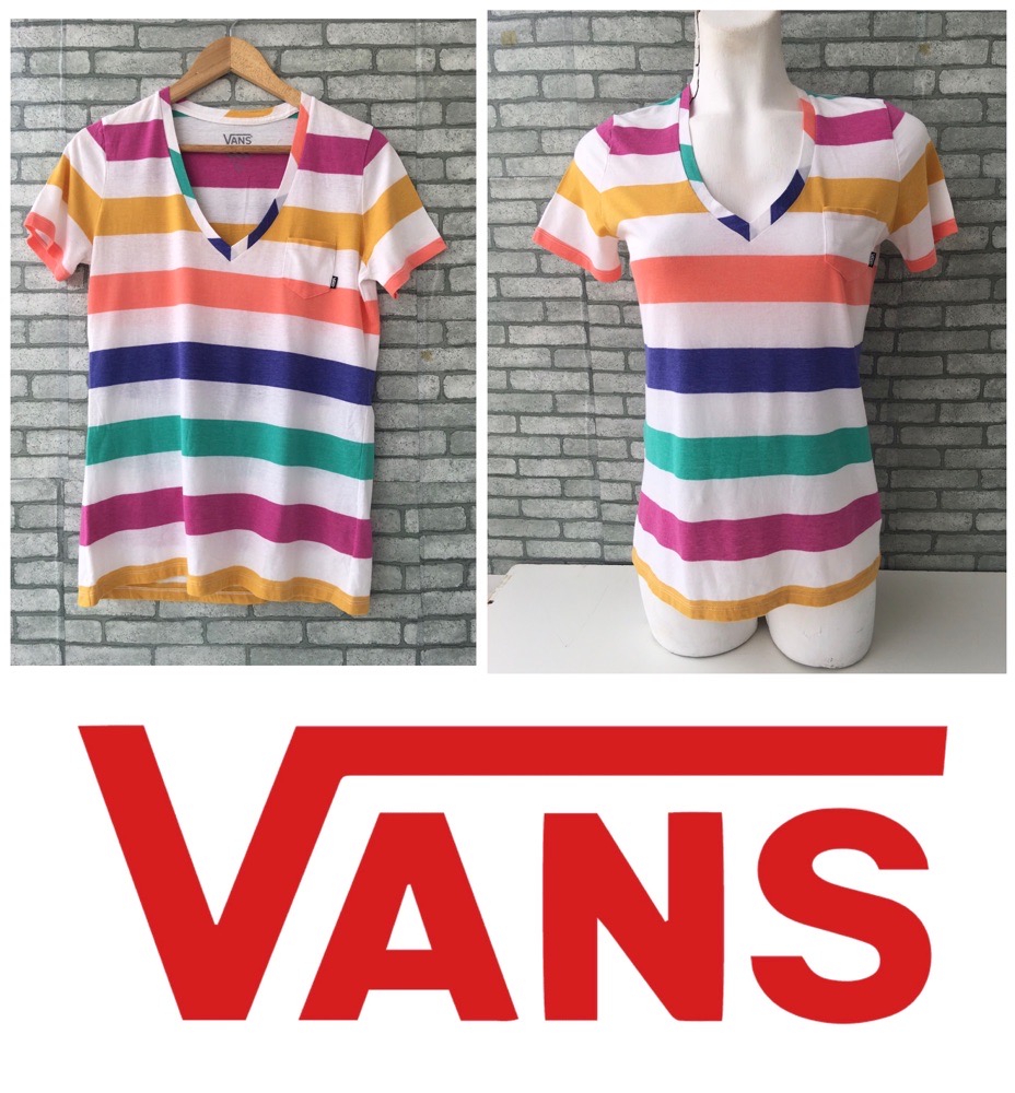 pull à rayures multicolores de la marque VANS 