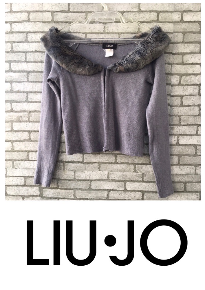 cardigan col fourrure LIU.JO