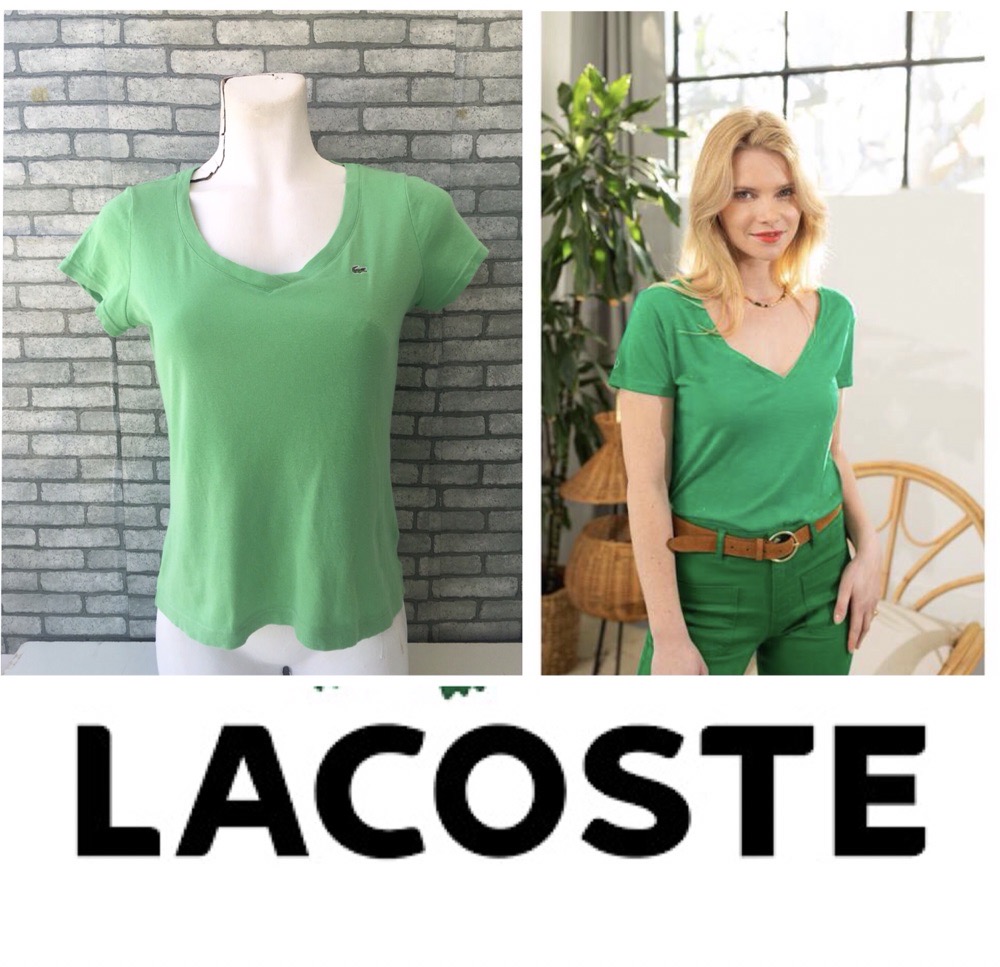 jolie col V Lacoste tt neuf 