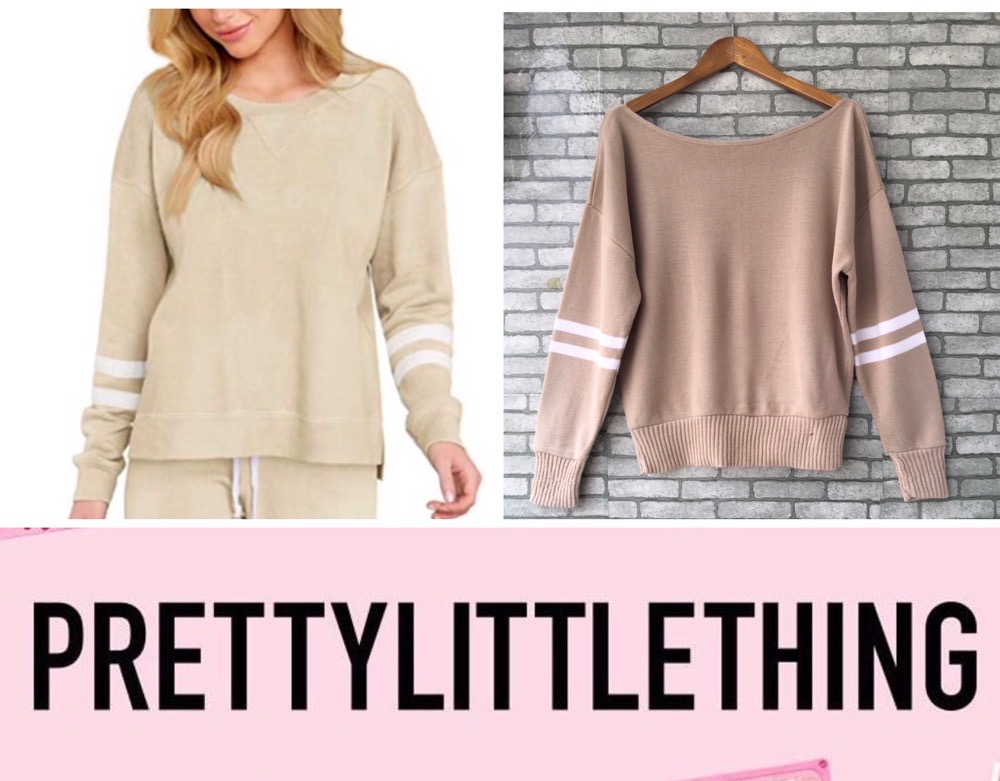 sweat-shirt PRETTYLITTLETHING 