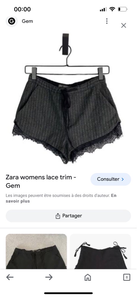 short ZARA 