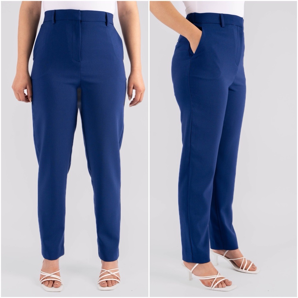 PANTALON DROIT TAILLE HAUTE