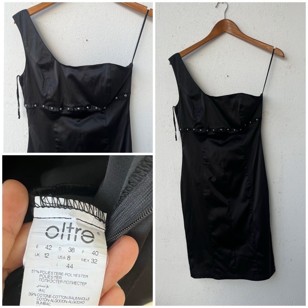 très jolie robe 👗  noir OLTRE  authentique tt neuf 