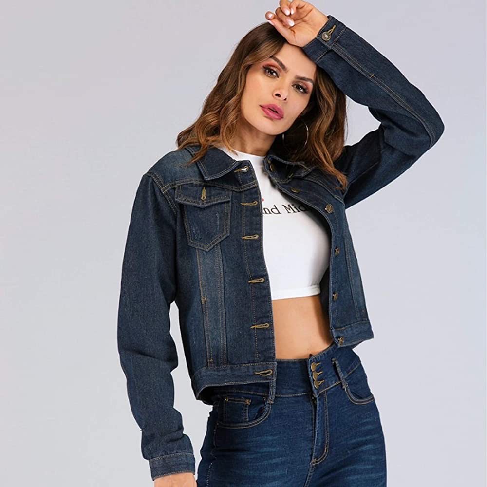veste en jean et daim 