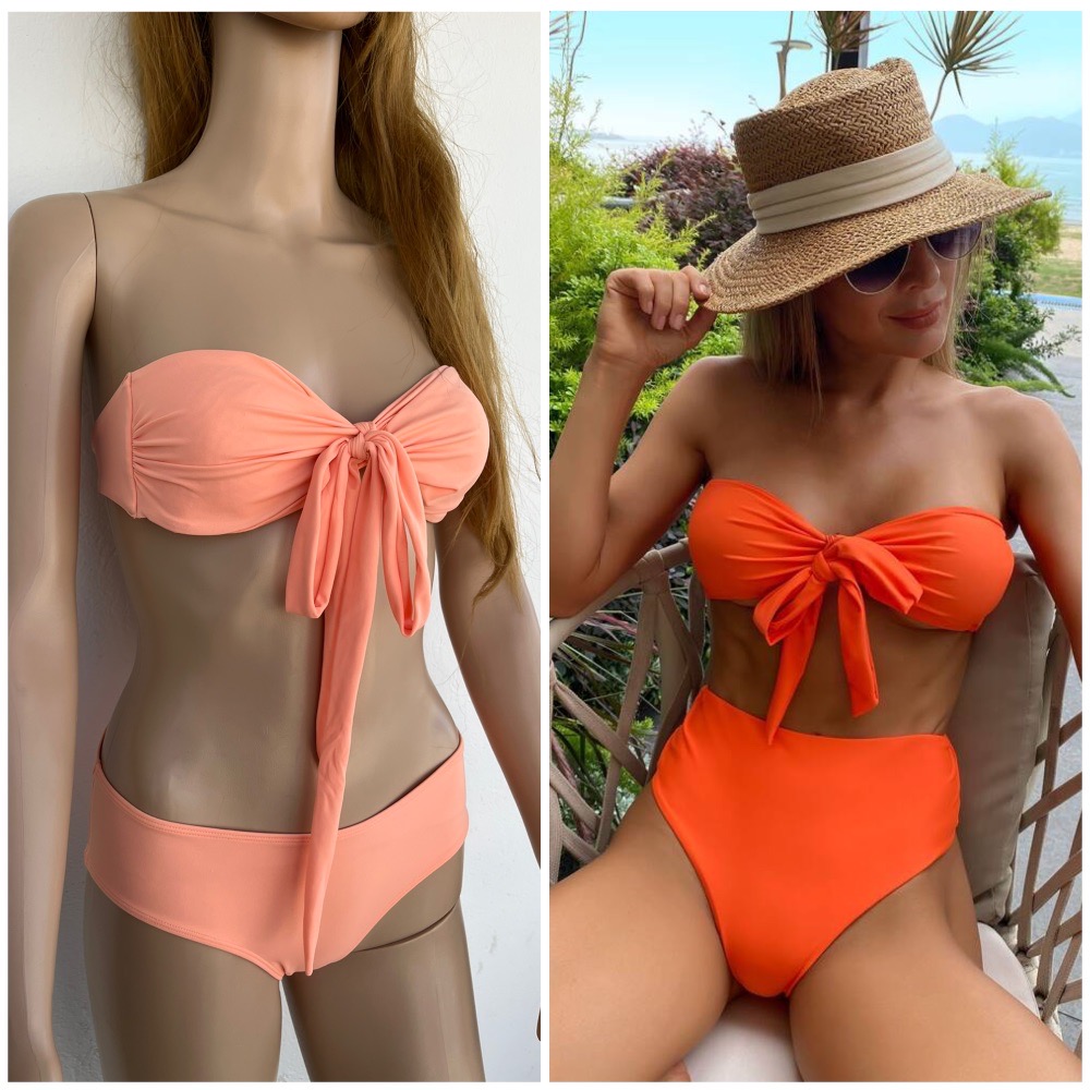 jolie deux pièces H& M  corail  